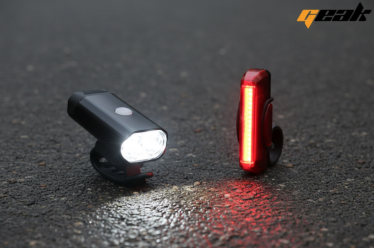 CONJUNTO LUCES DELT.TRAS USB 400LUMEN GEAK