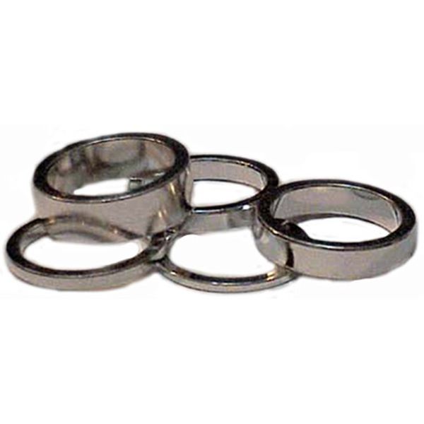 ESPACIADOR DIRECCION ALUMINIO 22.2MM (1")-5MM PLATA