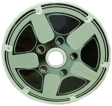 38491 CUBRE RUEDAS 20" (4 PIEZAS) EN BLANCO Y NEGRO