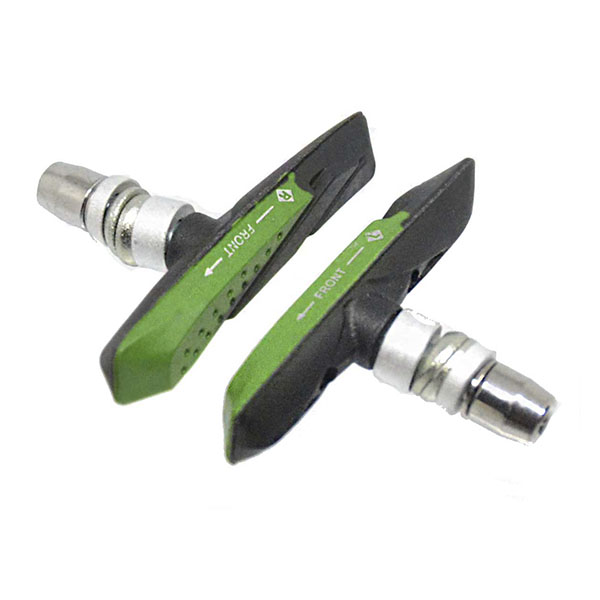 38707 ZAPATAS DE FRENO VERDE/NEGRO (MTB959VC.BB) QW