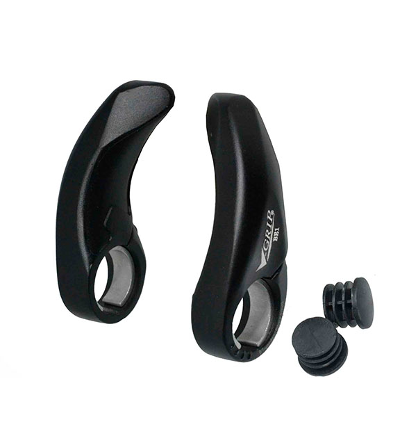 PROTESIS MANILLAR "V-GRIP" ALUMINIO NEGRO L:92MM