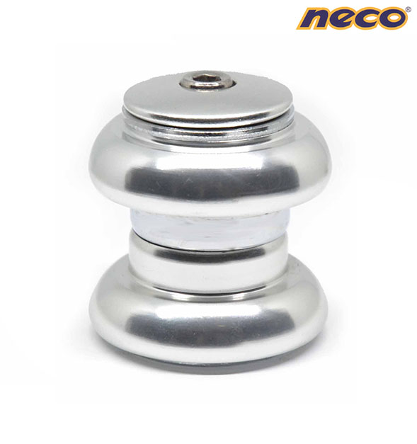 CONJ. DIRECCION AHEAD 22.2 (1") ALUM PLATA "NECO" BOLAS QW