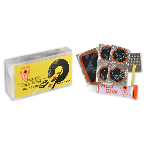 CAJA DE PARCHES "RED SUN"