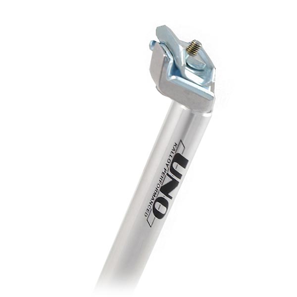 TIJA ALUMINIO "UNO" 25.4MM X 350MM PLATA