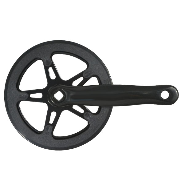 JGO.BIELAS 170MM 42D ALUMINIO NEGRO 1VEL