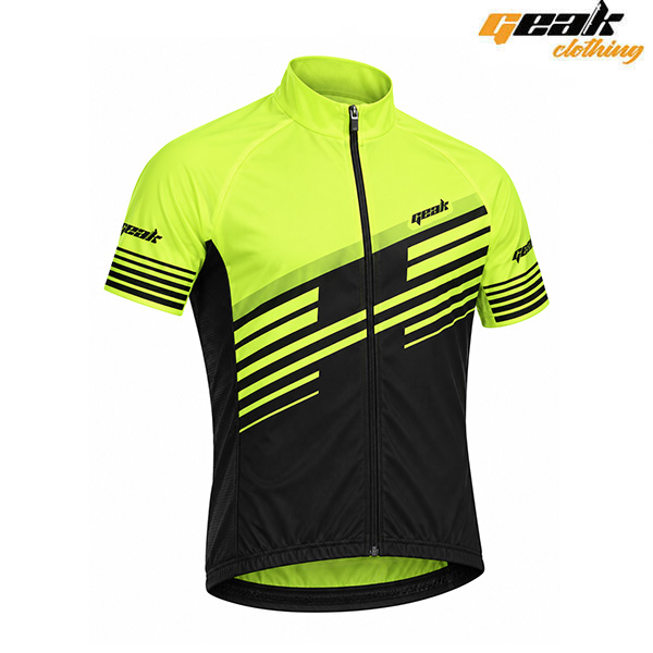 MAILLOT CORTO "GEAK" AMARILLO/NEGRO 