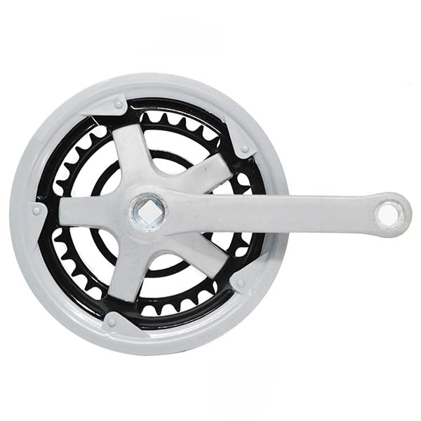 JGO.BIELAS 152MM 32/42 DIENTES ACERO PLASTIFICADO GRIS 2VEL