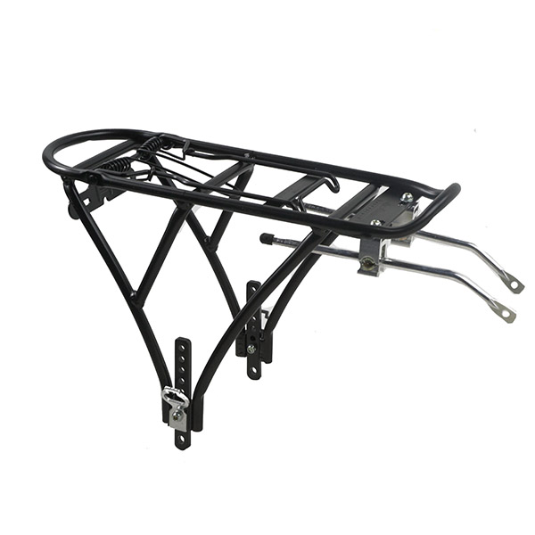 PORTABULTOS 16"-20" ALUMINIO NEGRO, NIVELANTE