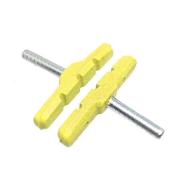 ZAPATAS FRENO AMARILLO CON ESPRRAGO (4 PIEZAS) QW