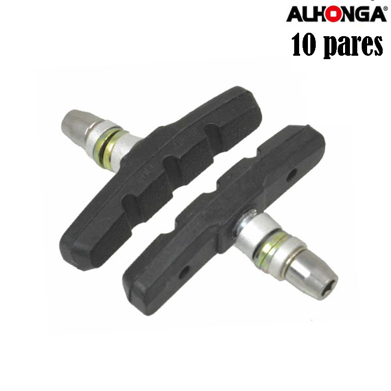 ZAPATAS V-BRAKE 70MM C/TORNILLO "ALHONGA" BOLSA 10PARES 