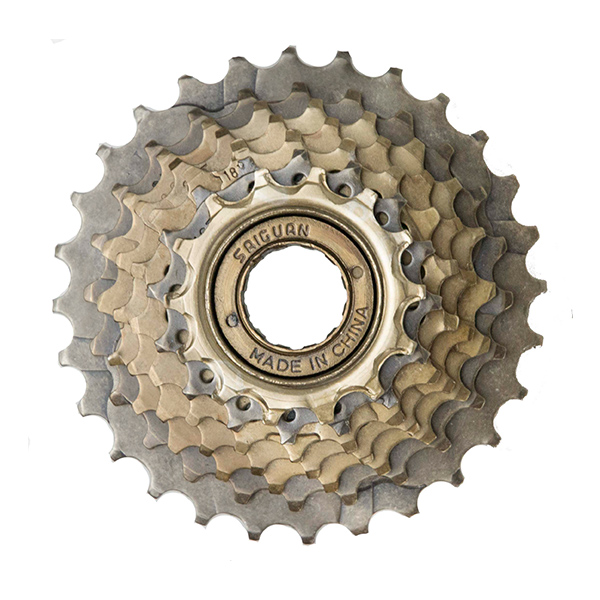 PIÑON 7 VELOCIDADES SAIGUAN 14-28 INDEX MARRON