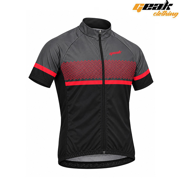 MAILLOT CORTO "GEAK" ROJO/NEGRO 
