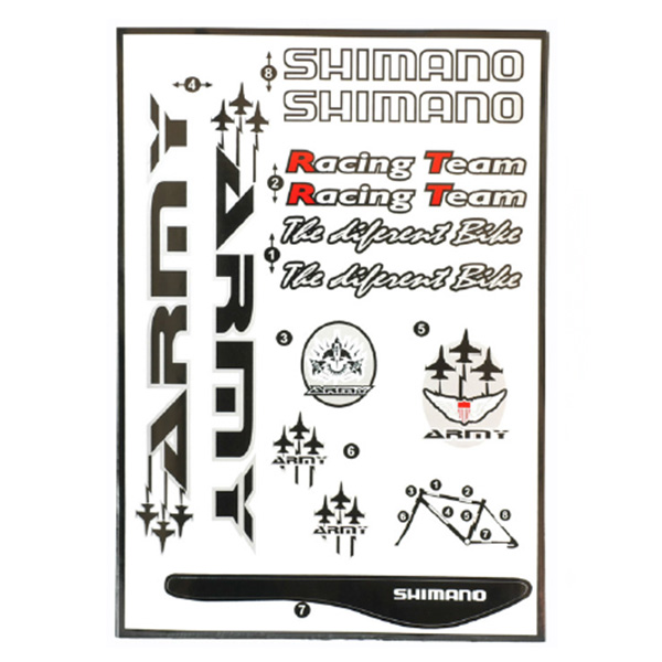 KIT PEGATINA BICI "ARMY"