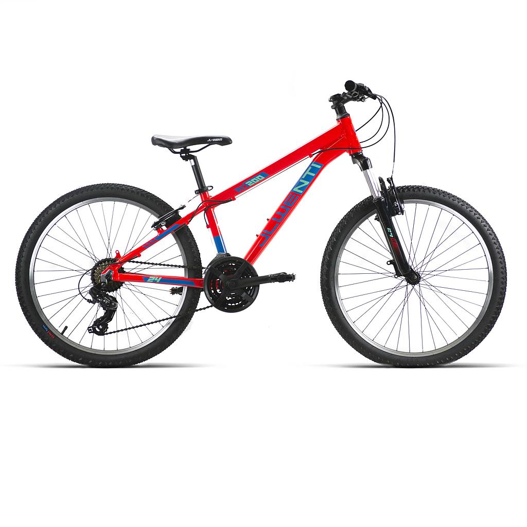 BICI 24" NIÑO ALUM SHIMANO SUSP D/MANDO 21V NARANJA T13 2022 