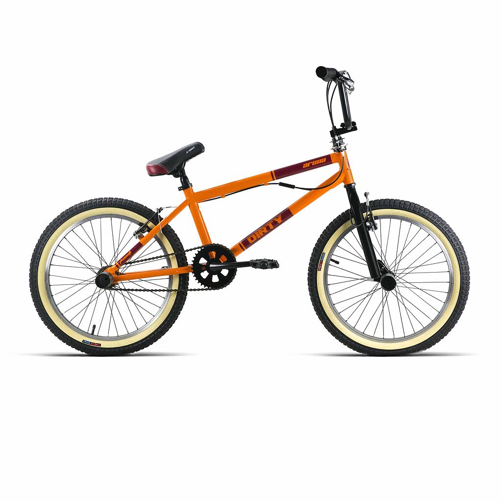BMX 20" ACERO "DIRTY ARENA" FREESTYLE NARANJA 2023