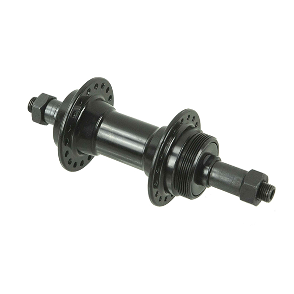 BUJE TRAS. ALUM.NEGRO, 36H, 7-8VEL.V-BRAKE, C/RAPIDO