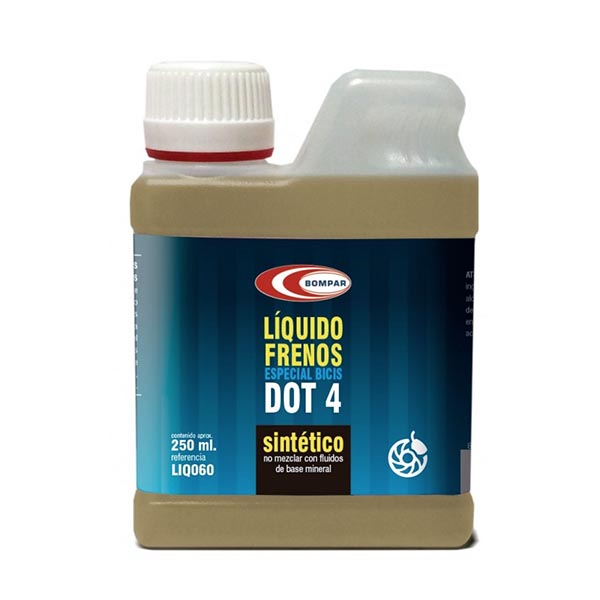 LIQUIDO FRENOS SINTETICO 250CC PARA TODAS LAS MARCAS