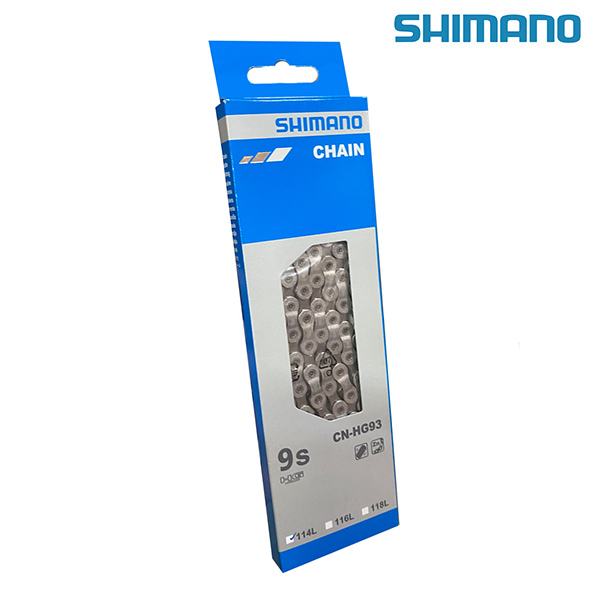 CADENA 9 VELOCIDADES SHIMANO DEORE XT HG93 114 ESL