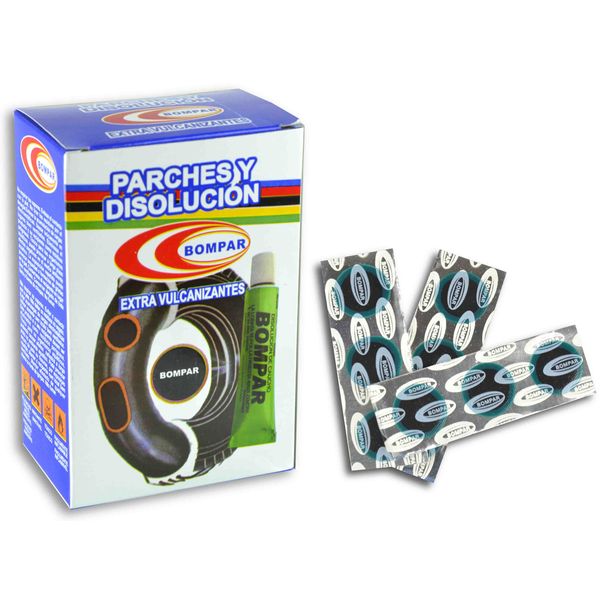 CAJA PARCHES 20 MM CARRETERA "BOMPAR" (200 PIEZAS) 