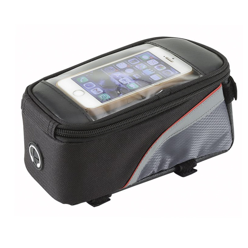 BOLSO PARA MOVIL WATERPROOF TELA/NYLON NEGRO/GRIS 