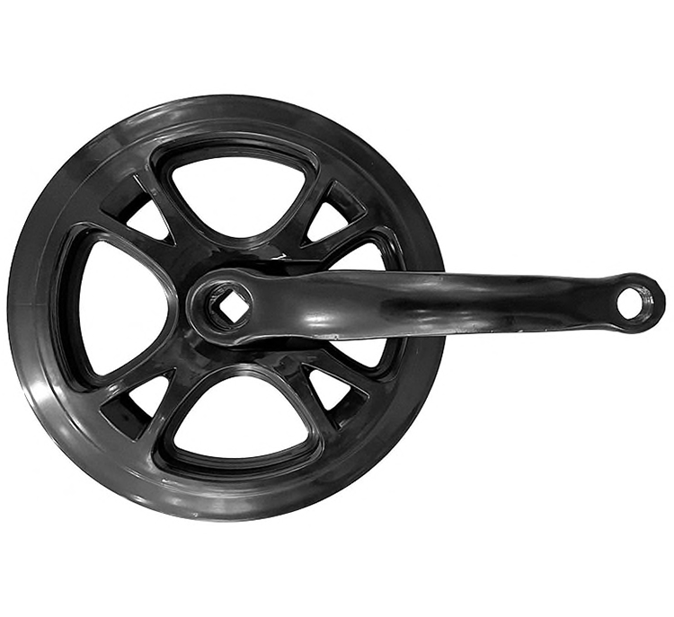 JGO.BIELAS 170MM 44D ACERO NEGRO 1VEL