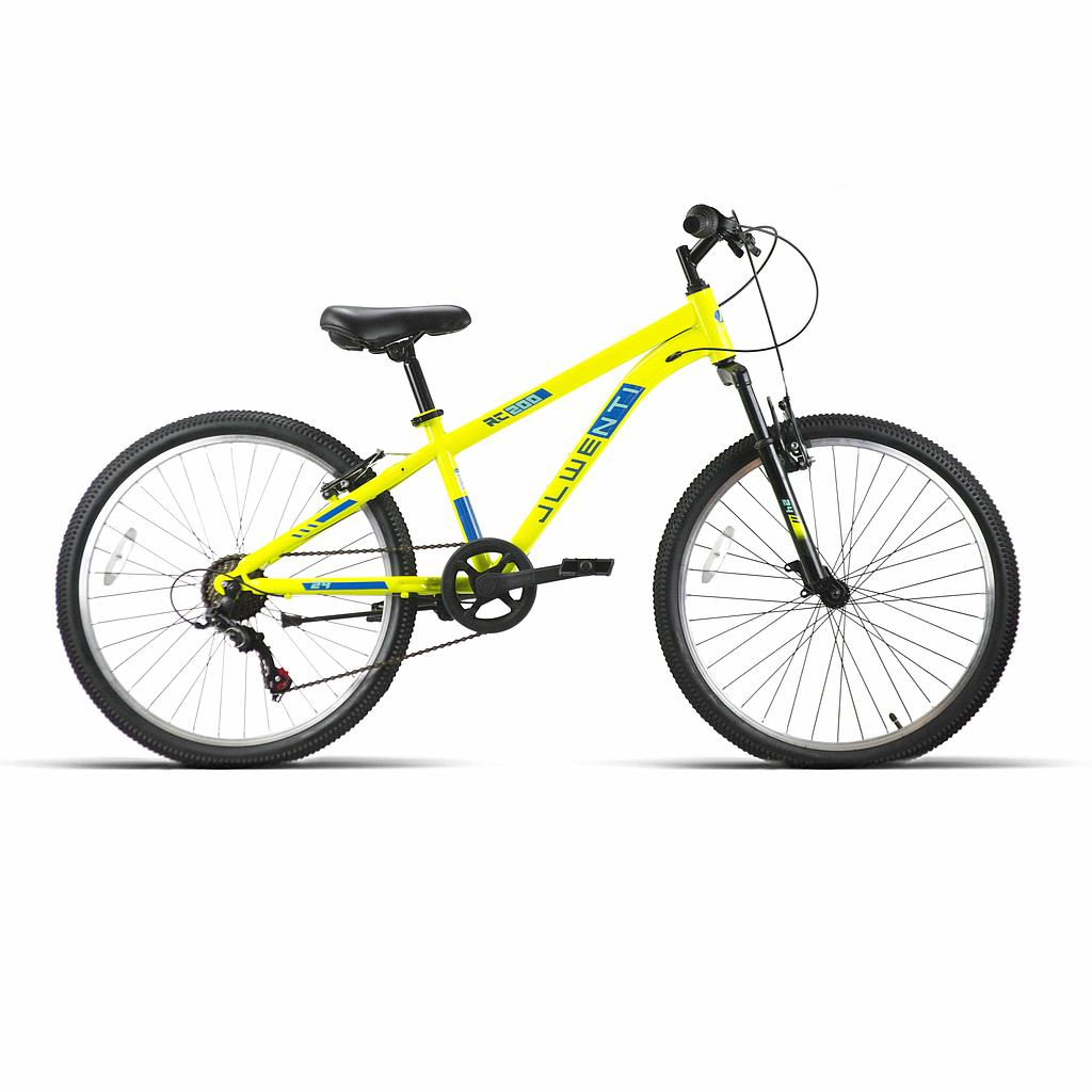 BICI 24" MTB NIÑO ACERO "RC200" 1x7VEL AMARILLO 2024