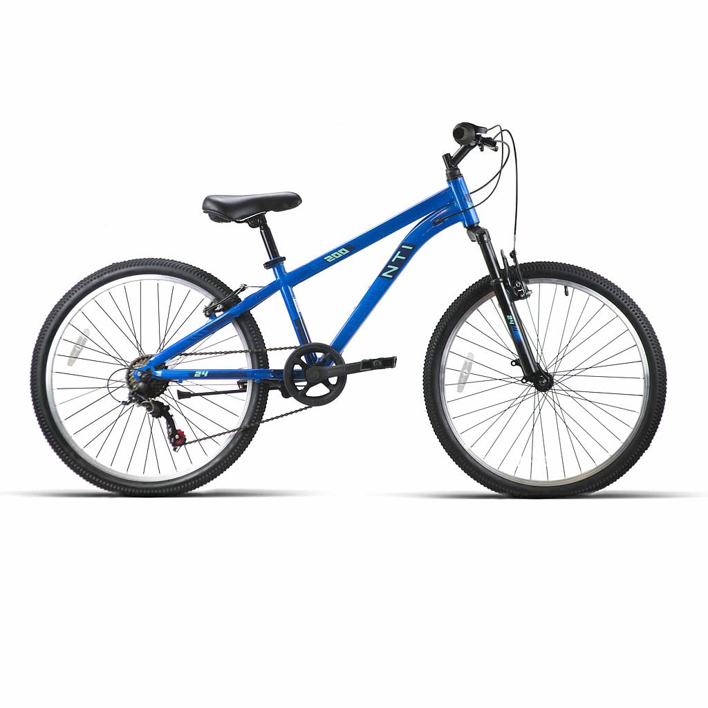 BICI 24" MTB NIÑO ACERO "RC200" 1x7VEL AZUL 2024