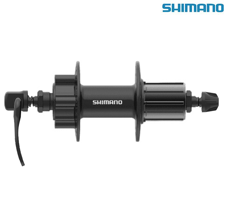 BUJE TRASERO ALUM SHIMANO TX506 32H, CASSETTE 8/9/10V, 135MM, DISCO 6T