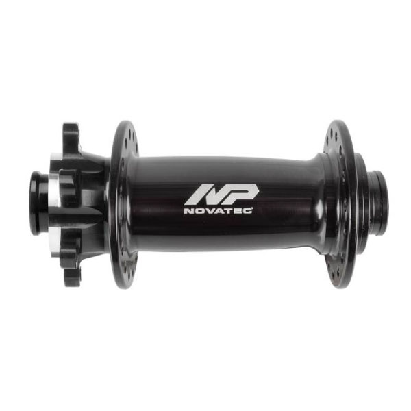 BUJE DELANTERO ALUM NOVATEC 32H, EJE 15X110MM 6 TORNILLOS