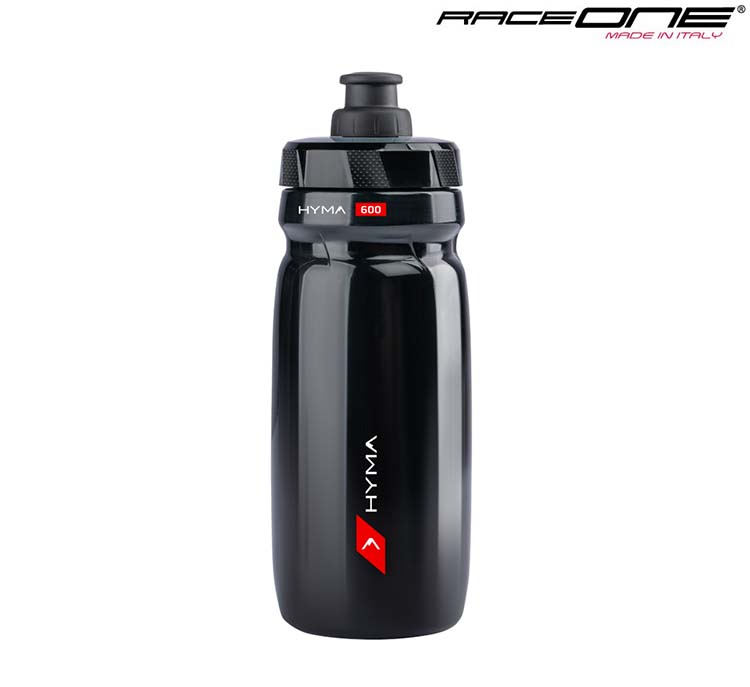 BIDON RACEONE HYMA 600ML SCHWARZ