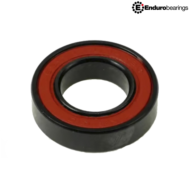 ROD. SELLADO "ENDURO" 12x5x21mm (SUSPENSION) 6801 RADIAL ABEC3 BLACK INOX