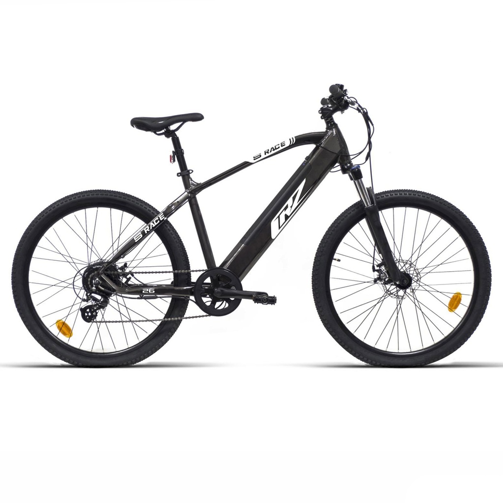 E-BIKE MTB 26"ALUMINIO 8VEL "SRACE" NEGRA 13aH