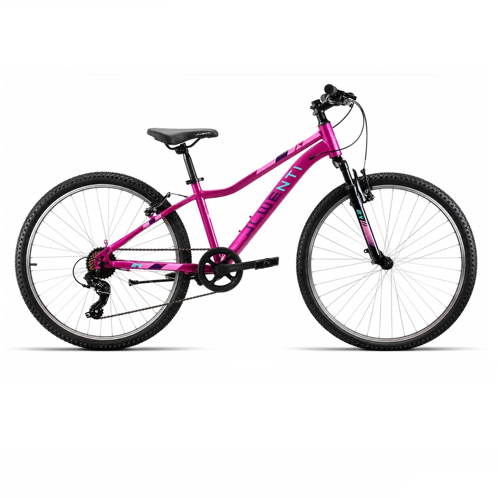 BICI 24" NIÑA ACERO C/SUSP ROSA 1x7 SHIMANO 2027