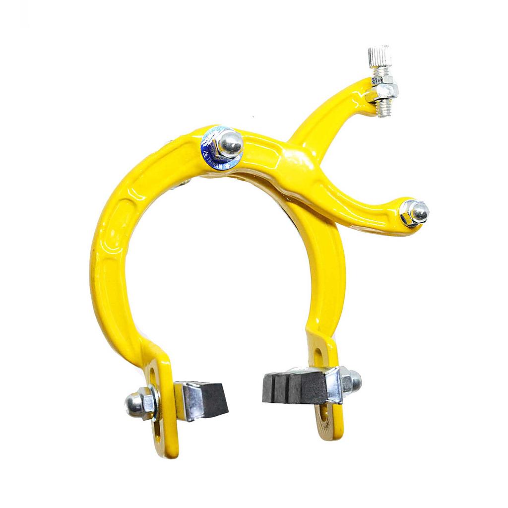FRENOS HERRADURA BMX, 2 PCS ALUMINIO AMARILLO 