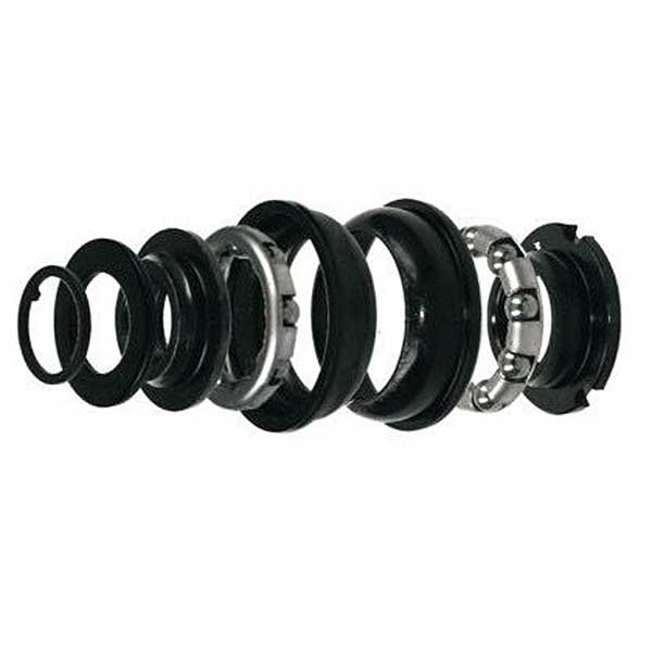 RODAMIENTOS EJE PEDALIER BMX. CAZOLETA 51.5MM ROSCA 22,4MM NEGRA