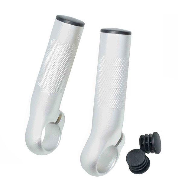 PROTHÈSE DE GUIDON ALUMINIUM ARGENT L:90MM