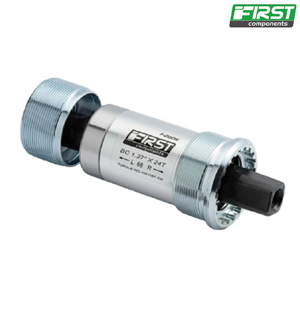 EJE PEDALIER SELLADO 121MM x 73W "FIRST" 1.37X24T