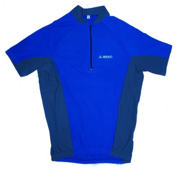 MAILLOT CORTO "JL-WENTI" AZUL EN TALLA-XL