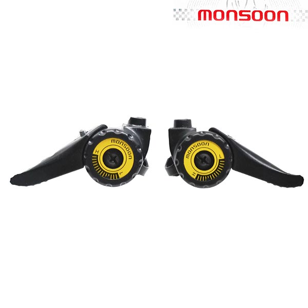 PALANCAS CAMBIO FRICCION 18VEL "MONSOON" C/CABLES