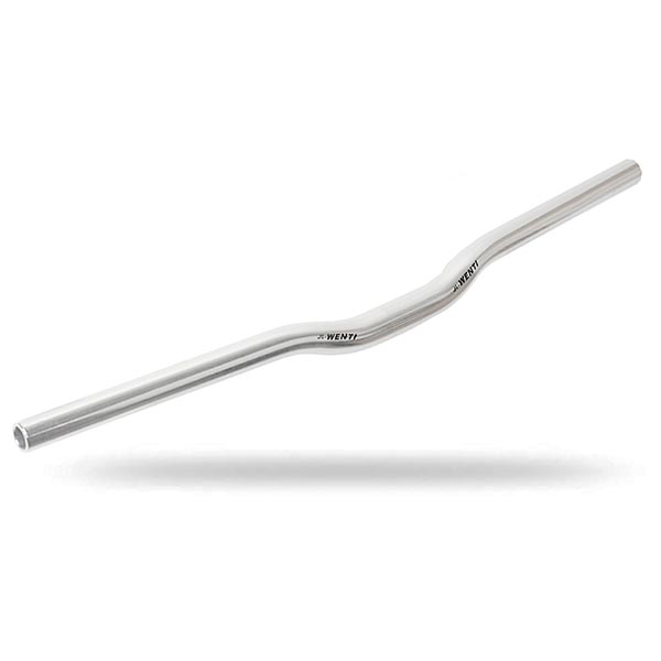 MANILLAR ALUMINIO  "JL-WENTI" 28.6  620MM COLOR PLATA