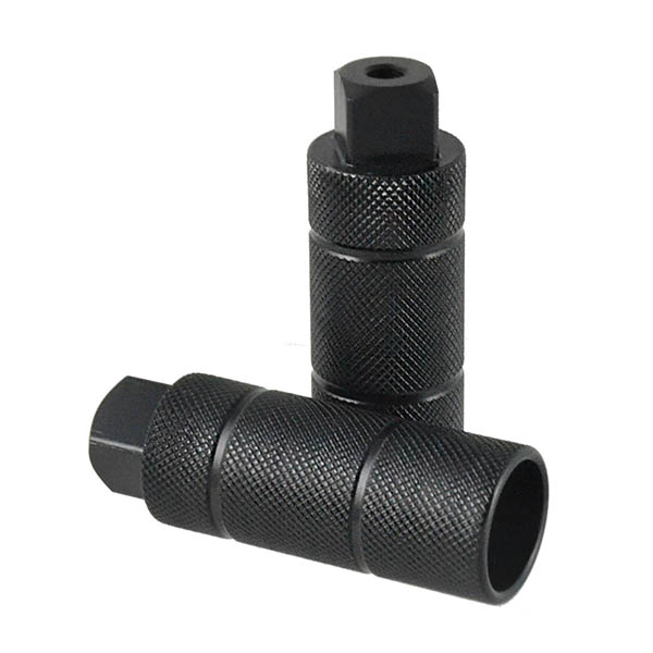 POSAPIES DE ALUMINIO EN NEGRO,38X110MM