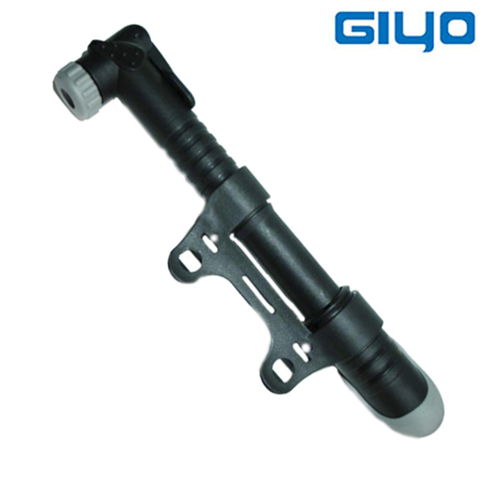 MINI INFLADOR "GIYO"9" PLASTICO NEGRO
