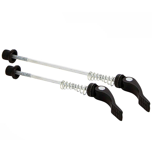 CONJUNTO CIERRES RAPIDOS ALUMINIO EN NEGRO (2 PIEZAS)