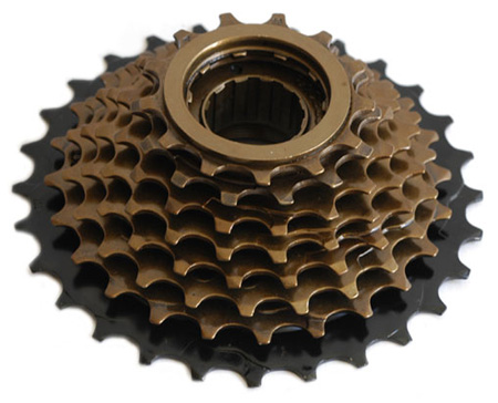 PIÑON 8 VELOCIDADES 13/28D ROSCA "FALCON" NEGRO