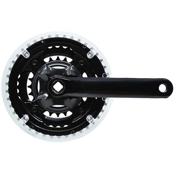 JGO.BIELAS 170MM 24/34/42D ALUMINIO NEGRO 