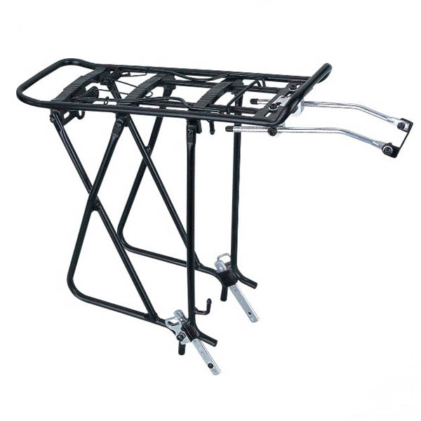 PORTABULTOS 24"-28" ALUMINIO NEGRO, NIVELANTE