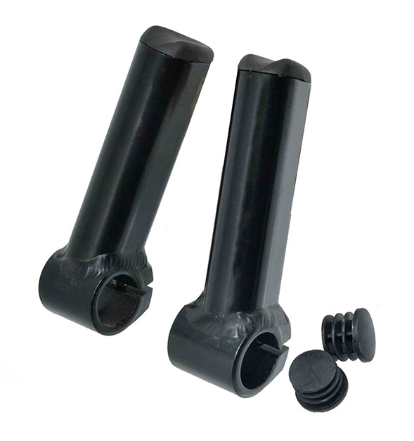 PROTESIS MANILLAR ALUMINIO NEGRO L:100MM