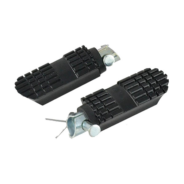 POSAPIES MOTO ALUMINIO NEGRO/PLEGABLES