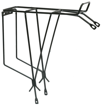 PORTABULTOS TRASERO ACERO PARA 28" EN NEGRO,BL-17