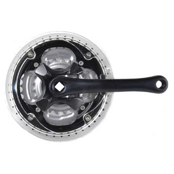 JGO.BIELAS 170MM 24/34/42D ALUMINIO NEGRO QW